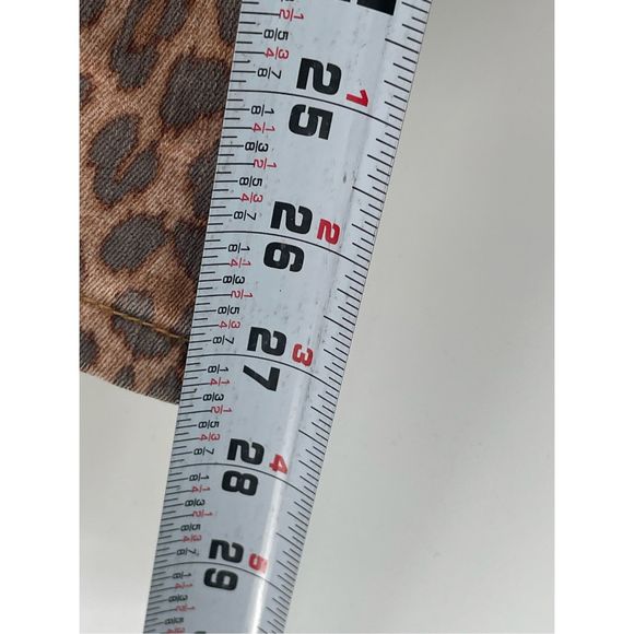 Style & Co Jeans Skinny‎ Leopard Women Size 16 Brown Black High Rise New - Picture 8 of 12